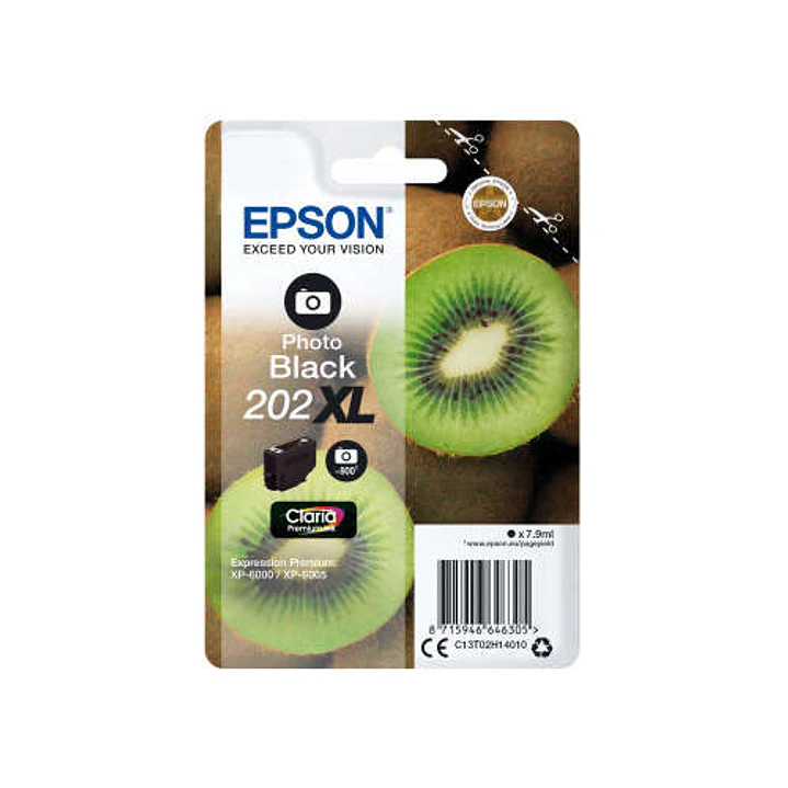 Epson 202XL Negro Photo Cartucho de Tinta Original - C13T02H14010 1