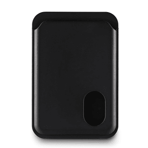 Hama Fantastic Feel Tarjetero MagSafe para iPhone - Deslizamiento Facil - Magnetico - Magnetico - Color Negro