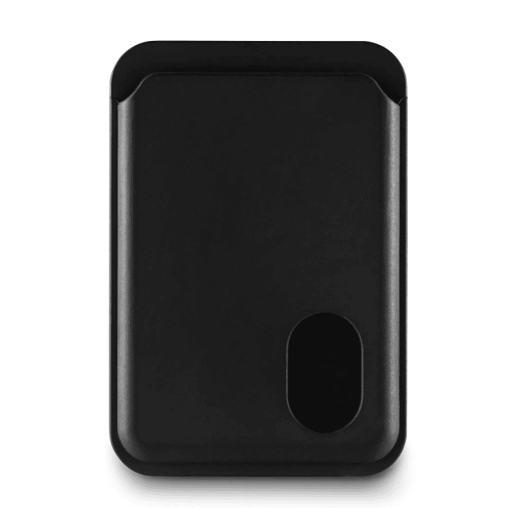 Hama Fantastic Feel Tarjetero MagSafe para iPhone - Deslizamiento Facil - Magnetico - Magnetico - Color Negro 1