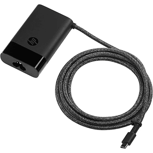 HP Cargador USB?C 65W para Portatil - Potencia Inteligente 15/27/60/65W - Compatible con Portatiles, Tablets y Smartphones USB?C - Diseño Compacto y L