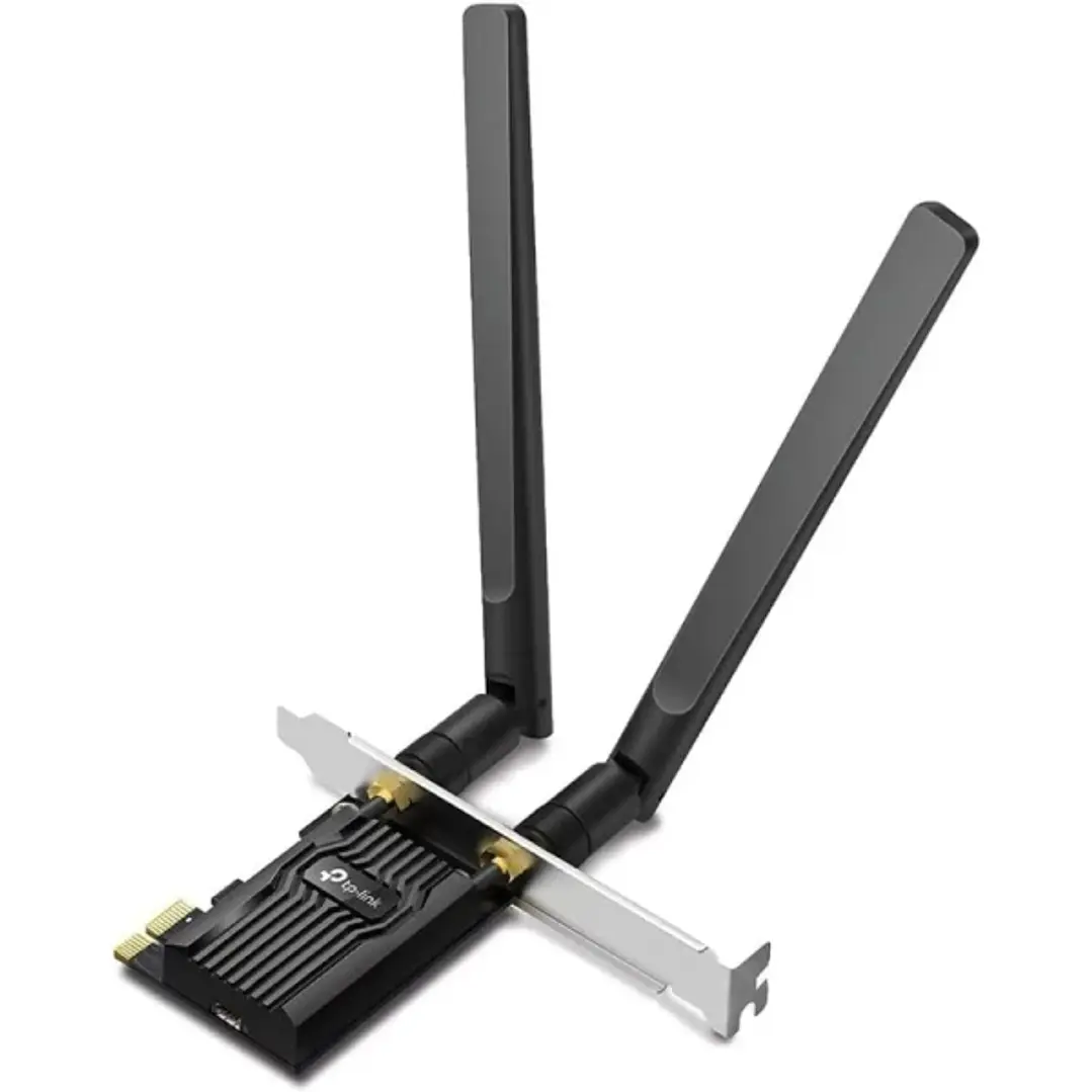 TP-Link Archer TX20E Adaptador PCIe WiFi 6 AX1800 Bluetooth 5.2 con 2 Antenas de Alta Ganancia 1