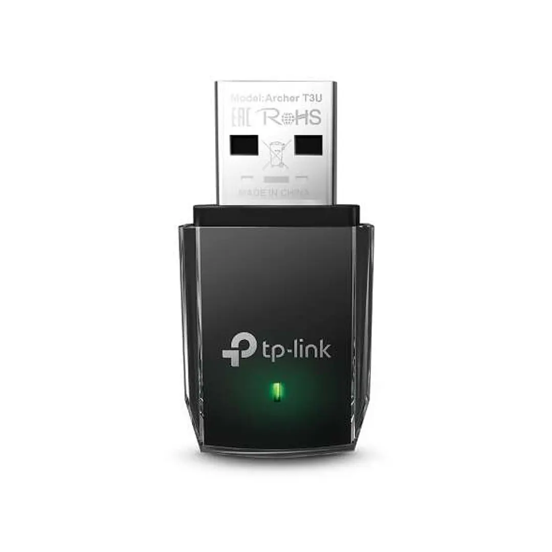 TP-LINK Archer T3U Mini Adaptador USB Inalambrico MU-MIMO AC1300 - Color Negro - Alta Velocidad 1