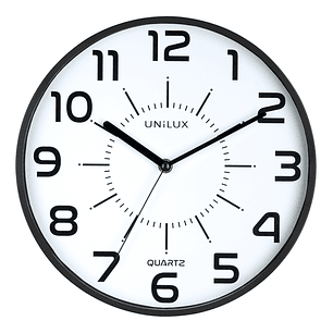 Unilux Reloj Pop - Diseño Moderno y Minimalista - Incluye Pilas - Color Negro