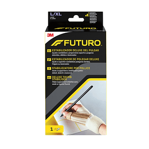 Futuro Deluxe Estabilizador del Pulgar - Talla L/XL (17.8 - 22.9cm) - Transpirable - Color Beige