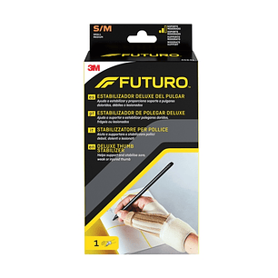 Futuro Deluxe Estabilizador del Pulgar - Talla S/M (12.7 - 19.1cm) - Transpirable - Color Beige