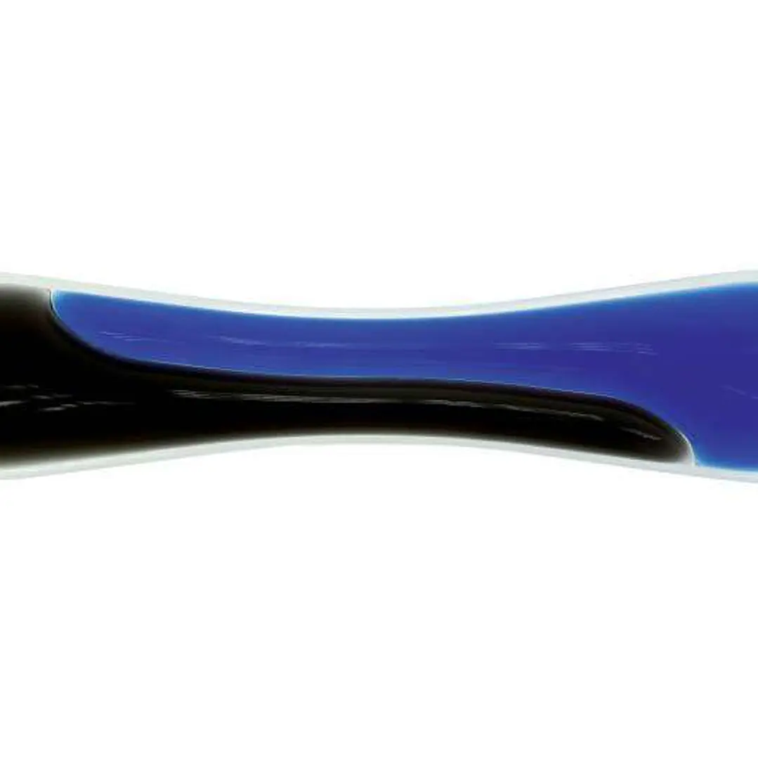 Kensington Reposamuñecas de Gel Duo - Almohadilla de Gel - Canal de Ventilacion - Combinacion de Colores en Dos Tonos - Acabado Suave - Color Azul/Neg 1