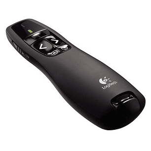 Logitech R400 Presentador Laser Inalambrico - Radio de Accion 15m - Color Negro