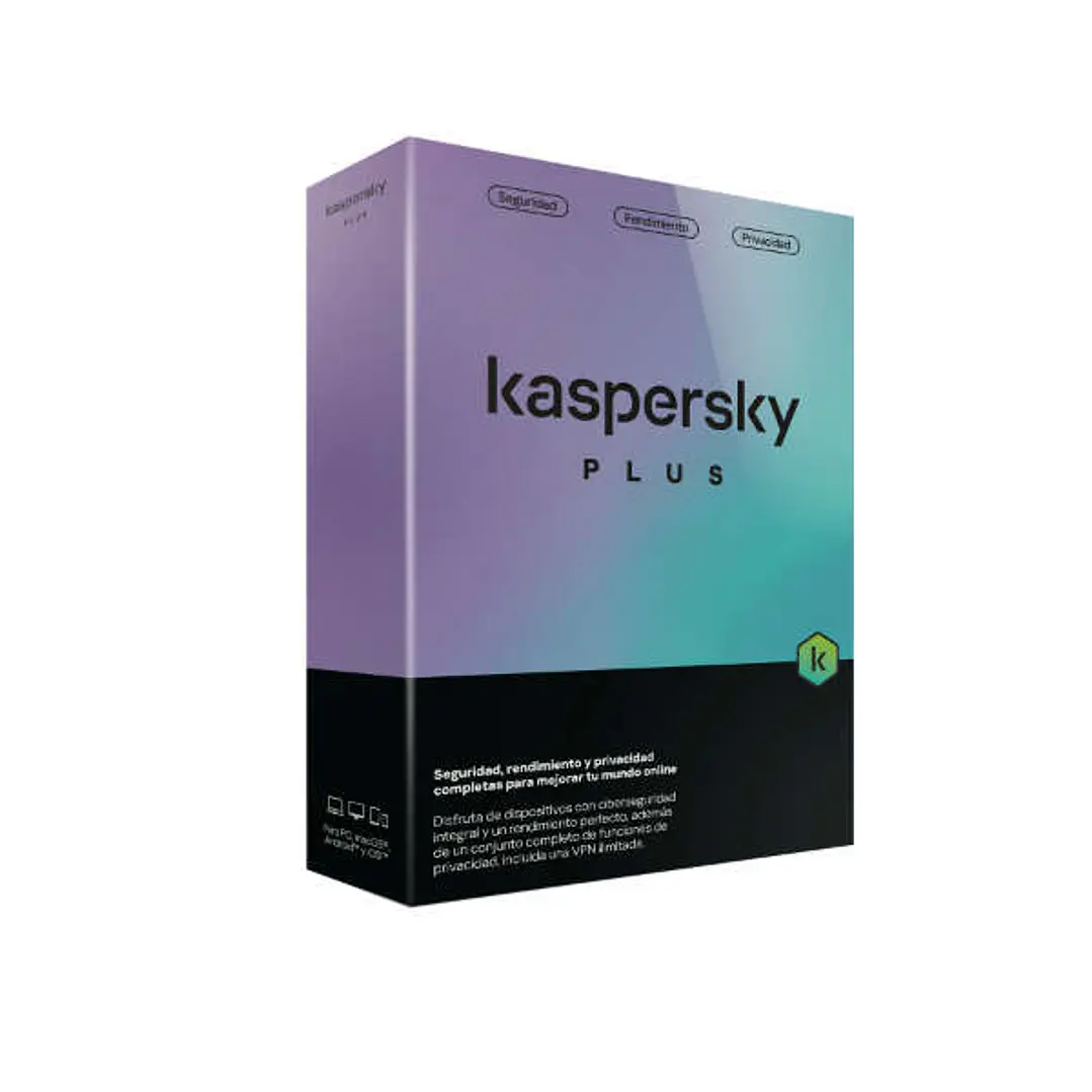 Kaspersky Plus Antivirus - 5 Dispositivos - Servicio 1 Año 1
