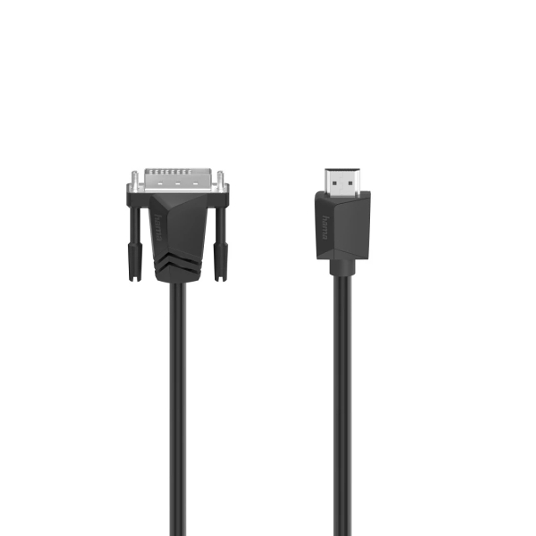 Hama Essential Adapatador DIV a HDMI - Cable 1.5m - 4K - Color Negro 1