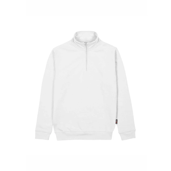 Upower Tautra Sudadera de Trabajo Confortable y Duradera - Talla 4XL - Polialgodon Perchado, Media Cremallera, Cuello Ajustable, Detalles en Canale El 1