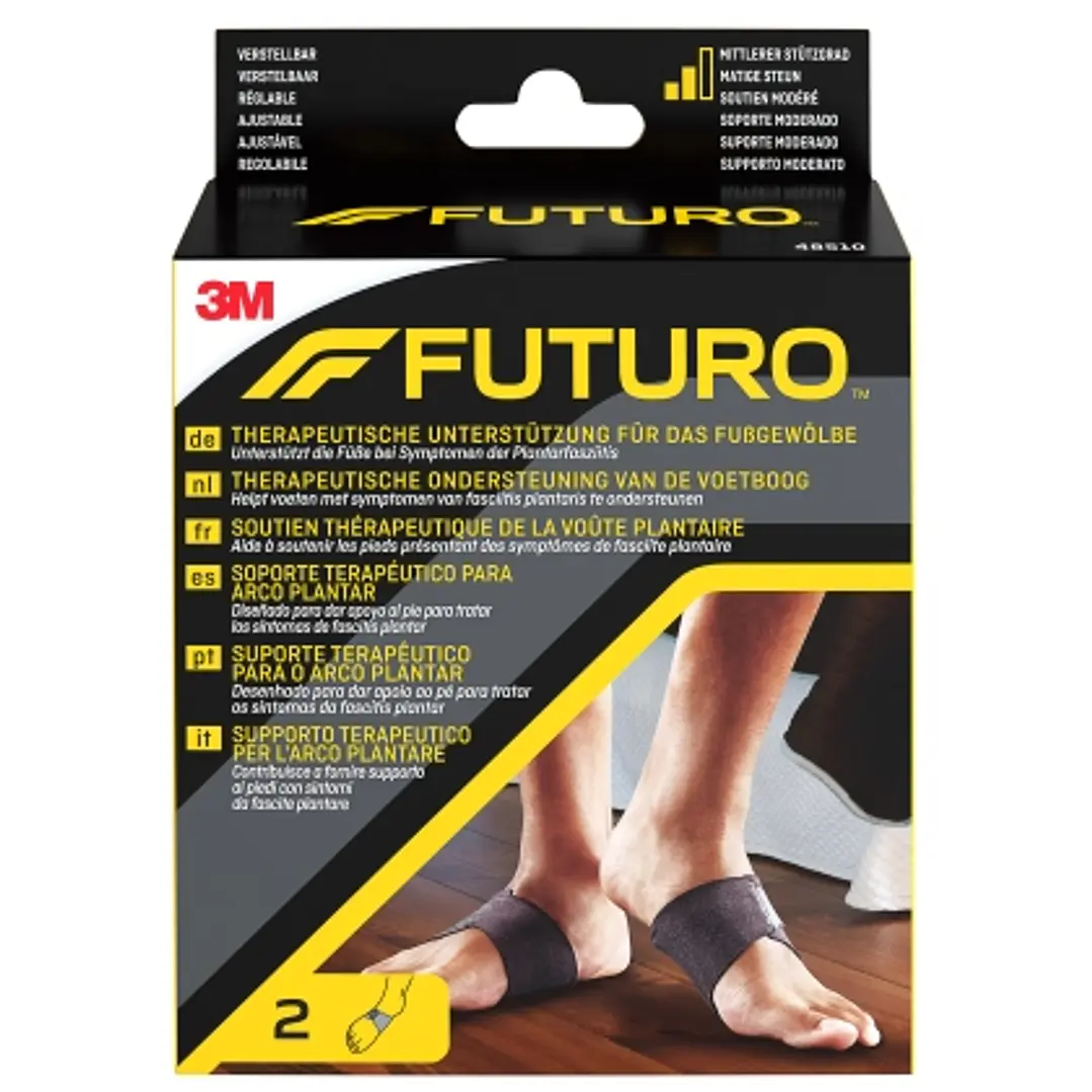 Futuro Soporte Terapeutico para Arco Plantar - Ajustable - Transpirable - Color Negro 1