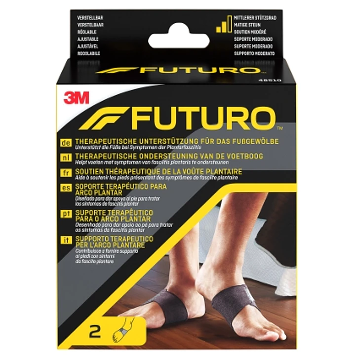 Futuro Soporte Terapeutico para Arco Plantar - Ajustable - Transpirable - Color Negro 1