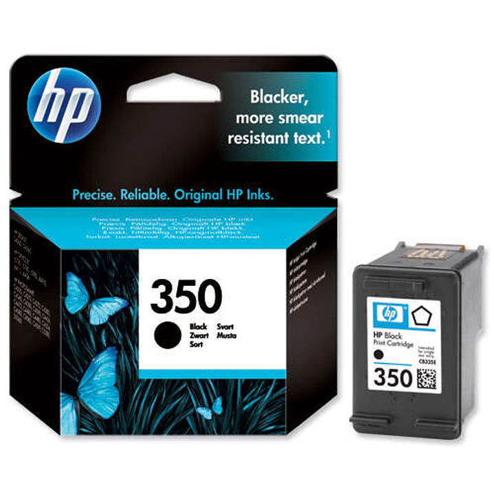 HP 350 Negro Cartucho de Tinta Original - CB335EE 1