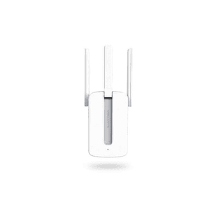 Mercusys Repetidor Amplificador Extensor de Red WiFi - Hasta 300Mbps - Tecnologia MIMO - Boton WPS - 3 Antenas Externas