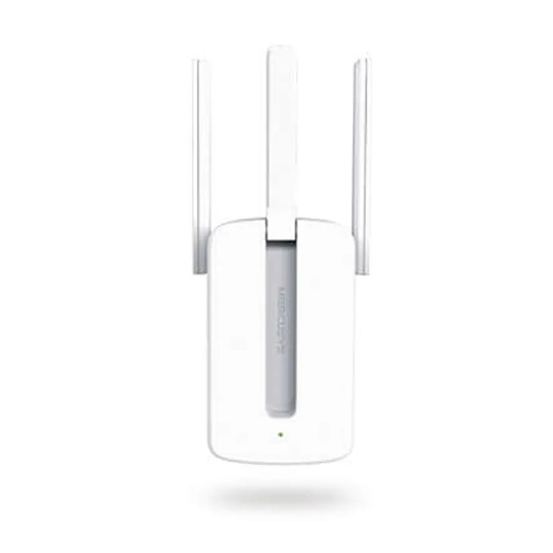 Mercusys Repetidor Amplificador Extensor de Red WiFi - Hasta 300Mbps - Tecnologia MIMO - Boton WPS - 3 Antenas Externas 1