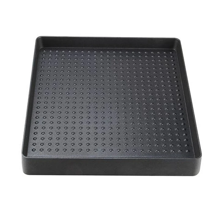 Muvip Plancha De Asar para Cocina Portatil - Zona Recoge Grasa - Bordes Antisalpicaduras - Revestimiento Antiadherente - Ideal para Cocinas Portatiles 1