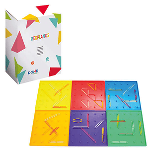 Dohe Geoplano Didactico Polivalente - Recuerdo Dinamico para Matematicas - Facilita Representacion de Figuras - Movimiento y Transformacion - Rapido y