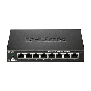 D-Link Switch 8 Puertos Fast Ethernet 10/100 Mbps