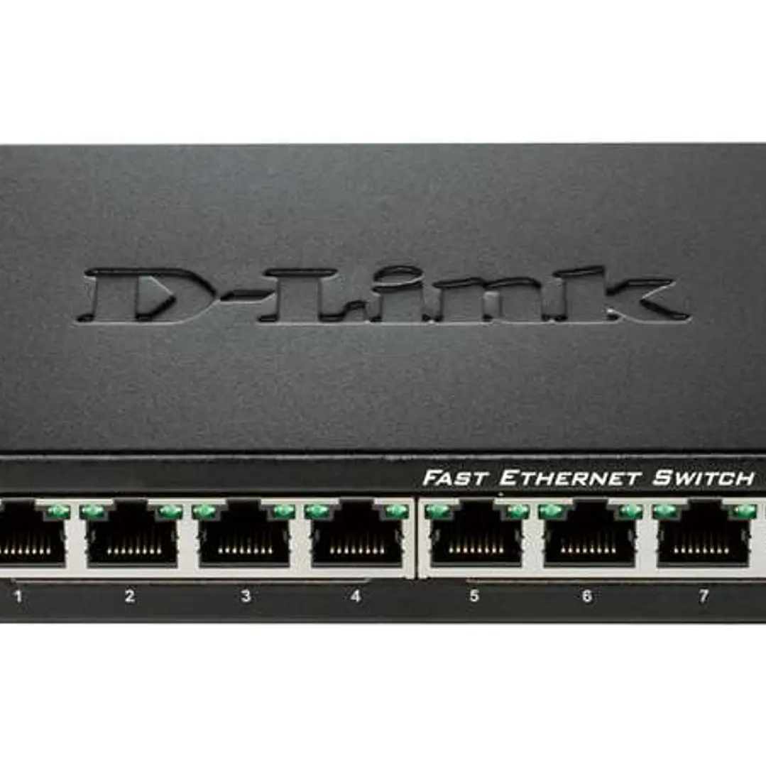 D-Link Switch 8 Puertos Fast Ethernet 10/100 Mbps 1