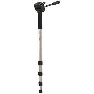 Hama Star 78 Mono Monopie Telescopico para Camara - Peso Max 4kg - Altura Ajustable hasta 176cm - Aluminio - Soporte de Liberacion Rapida - Cabezal de