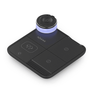 Aisens Cargador Inalambrico 15W - USB-C - Protocolo Qi - Moviles, Apple Watch y Auriculares - Proteccion Contra Sobretension, Sobretemperatura y sobre