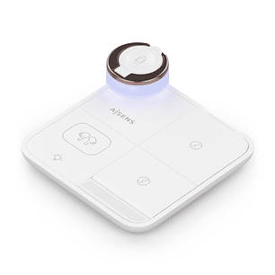 Aisens Cargador Inalambrico 15W - USB-C - Protocolo Qi - Moviles, Apple Watch y Auriculares - Proteccion Contra Sobretension, Sobretemperatura y sobre