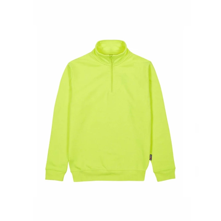 Upower Tautra Sudadera de Trabajo Confortable y Duradera - Talla 4XL - Polialgodon Perchado, Media Cremallera, Cuello Ajustable, Puños y Dobladillo El 1