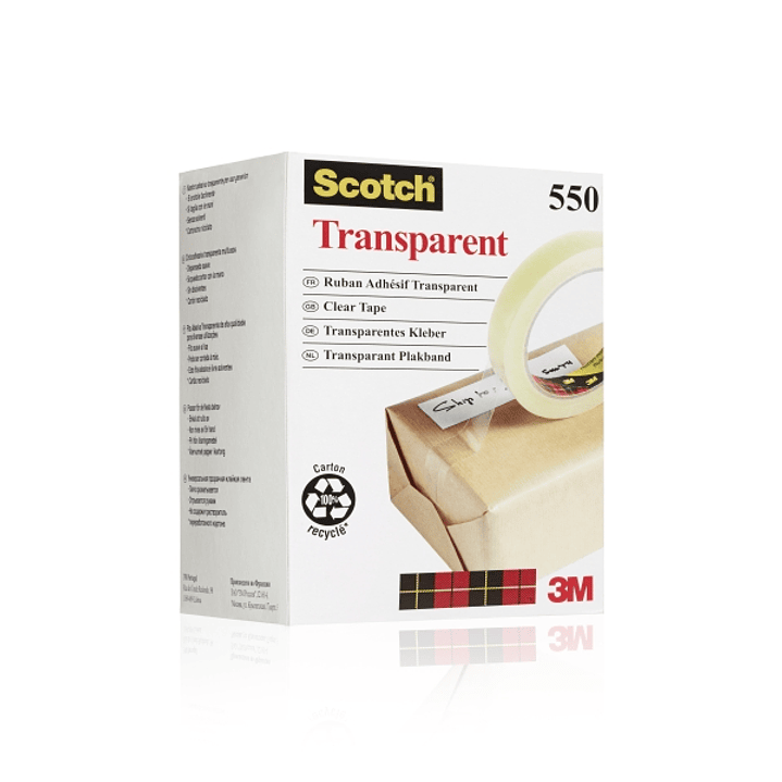Scotch Pack de 8 Cintas Adhesivas 19mm x 66m - Transparente 1