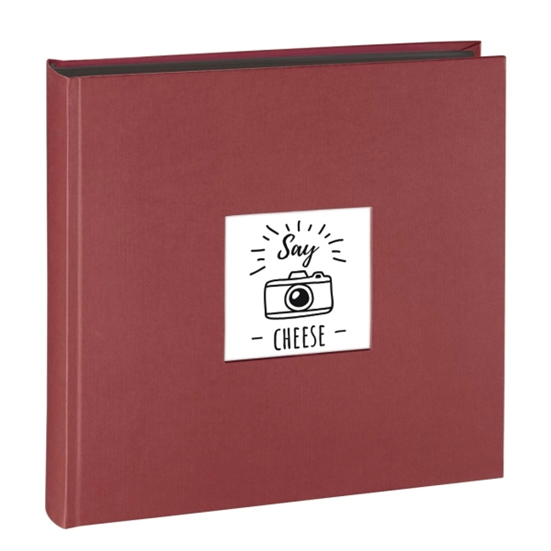 Hama Fine Art Album de Fotos - 100 Paginas Negras - Tapa de Papel - 30x30cm - Color Rojo 1