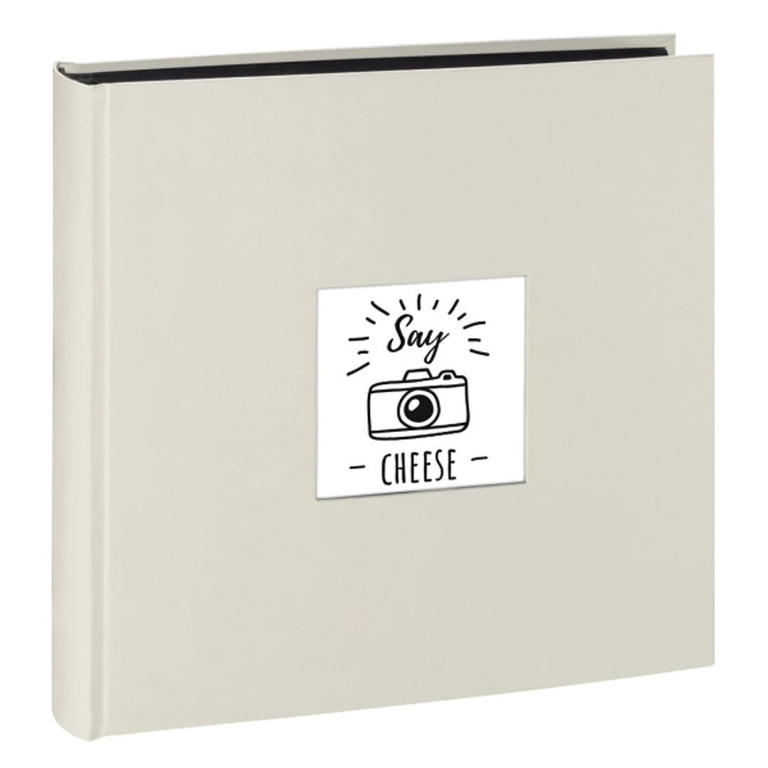 Hama Fine Art Album de Fotos - 100 Paginas Negras - Tapa de Papel - 30x30cm - Color Blanco 1
