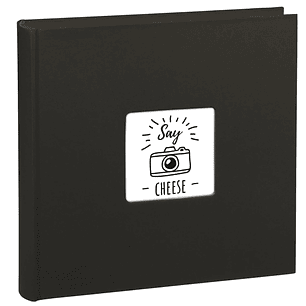 Hama Fine Art Album de Fotos - 100 Paginas Negras - Tapa de Papel - 30x30cm - Color Negro
