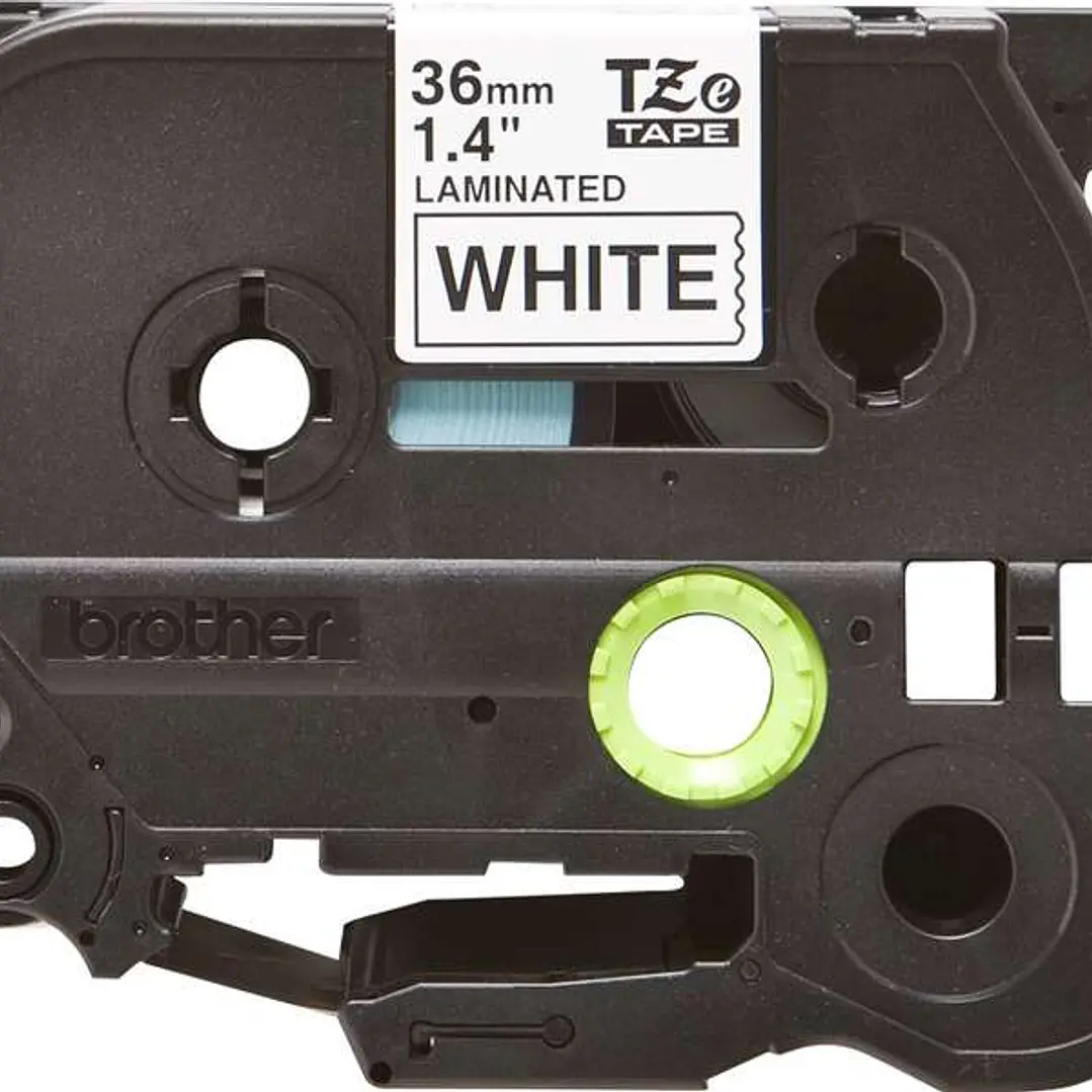 Brother TZe261 Cinta Laminada Original de Etiquetas - Texto negro sobre fondo blanco - Ancho 36mm x 8 metros 1