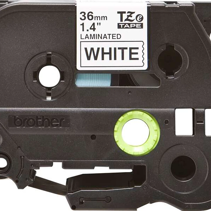 Brother TZe261 Cinta Laminada Original de Etiquetas - Texto negro sobre fondo blanco - Ancho 36mm x 8 metros 1