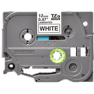 Brother TZe231 Cinta Laminada Original de Etiquetas - Texto negro sobre fondo blanco - Ancho 12mm x 8 metros