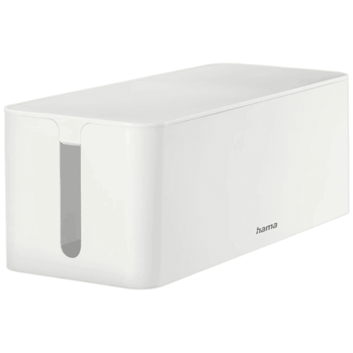 Hama Maxi Caja para Regletas y Cables - Facil Organizacion y Limpieza - Proteccion Infantil y de Mascotas - Diametro Maximo del Cable 20mm - 40.6x15.6 1