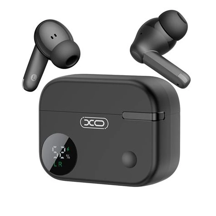 XO G34 Auriculares Bluetooth 5.4 - TWS - Cancelacion de Ruido ENC+ANC - Caja con Display LCD - Color Negro 1
