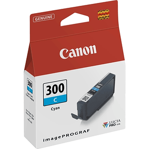 Canon PFI300 Cyan Cartucho de Tinta Original - 4194C001/PFI300C
