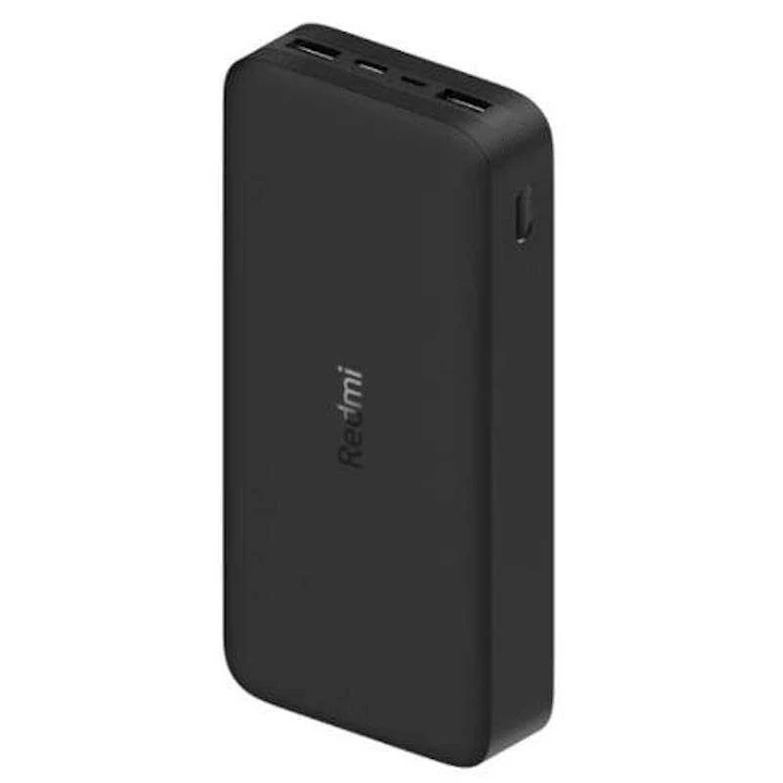 Xiaomi Redmi Bateria Externa/Power Bank 20000 mAh - Carga Rapida 18W  - 2x USB-A , 1x USB-C, 1x Micro USB - Color Negro 1
