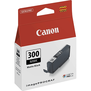 Canon PFI300 Negro Mate Cartucho de Tinta Original - 4192C001/PFI300MBK