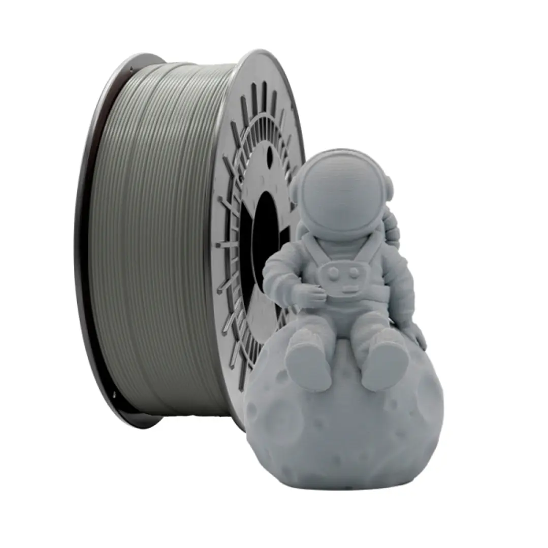 Filamento 3D PLA MATE - Diametro 1.75mm - Bobina 1kg - Color Gris Oscuro 1