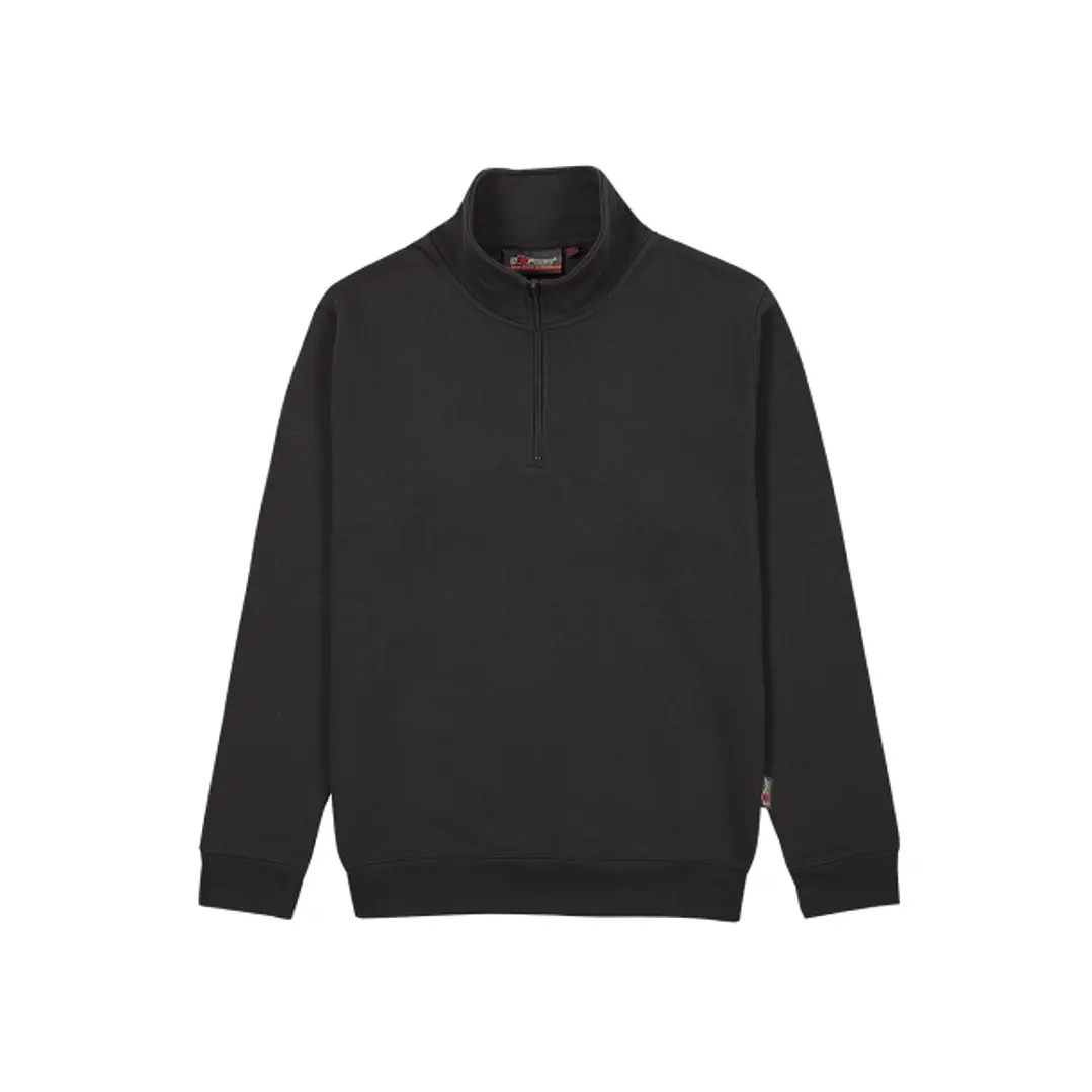 Upower Maui Sudadera con Media Cremallera - Talla M - French Terry, Algodon y Poliester, Transpirable y Duradera, Puños y Dobladillo Elasticos, Mangas 1