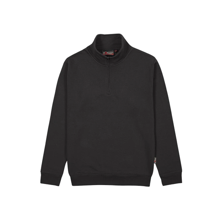 Upower Maui Sudadera con Media Cremallera - Talla S - French Terry, Transpirable, Duradera, Puños y Dobladillo Elasticos, Mangas Ranglan, Costuras Pes 1