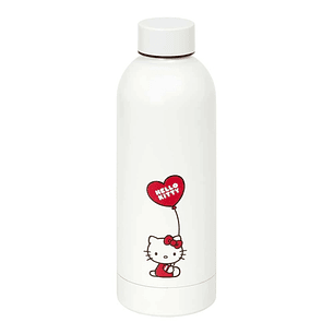 Safta Hello Kitty Botella Termo de 500ml - Acero Inoxidable - 70x225mm - Color Blanco