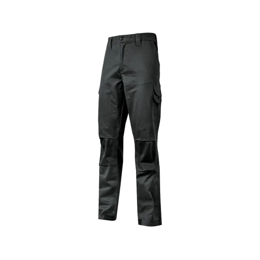 Upower Belgrado Pantalon de Trabajo Resistente - Talla 5XL - Tela Elastica, Lavable a Alta Temperatura, Multiples Bolsillos, Cintura Elastica, Protecc 1