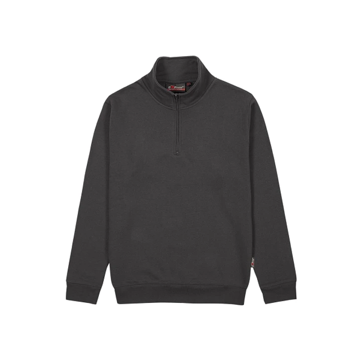 Upower Maui Sudadera con Media Cremallera - Talla S - French Terry, Transpirable, Duradera, Puños y Dobladillo Elasticos, Mangas Ranglan, Costuras Pes 1