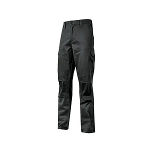 Upower Belgrado Pantalon de Trabajo Resistente - Talla 4XL - Tela Elastica, Lavable a Alta Temperatura, Multiples Bolsillos, Cintura Elastica, Protecc