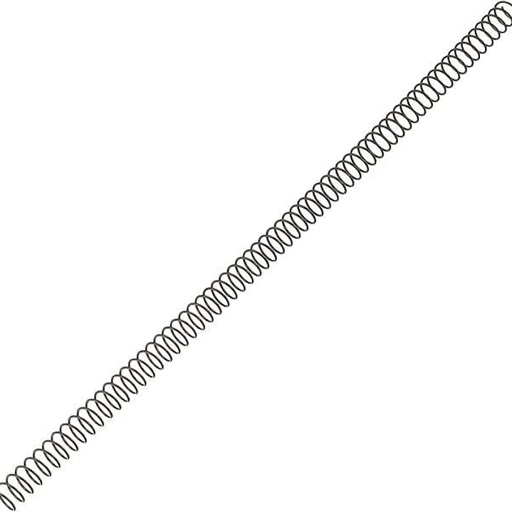 Fellowes Pack de 100 Espirales Metalicas 16mm - Hasta 120 Paginas - Color Blanco 1