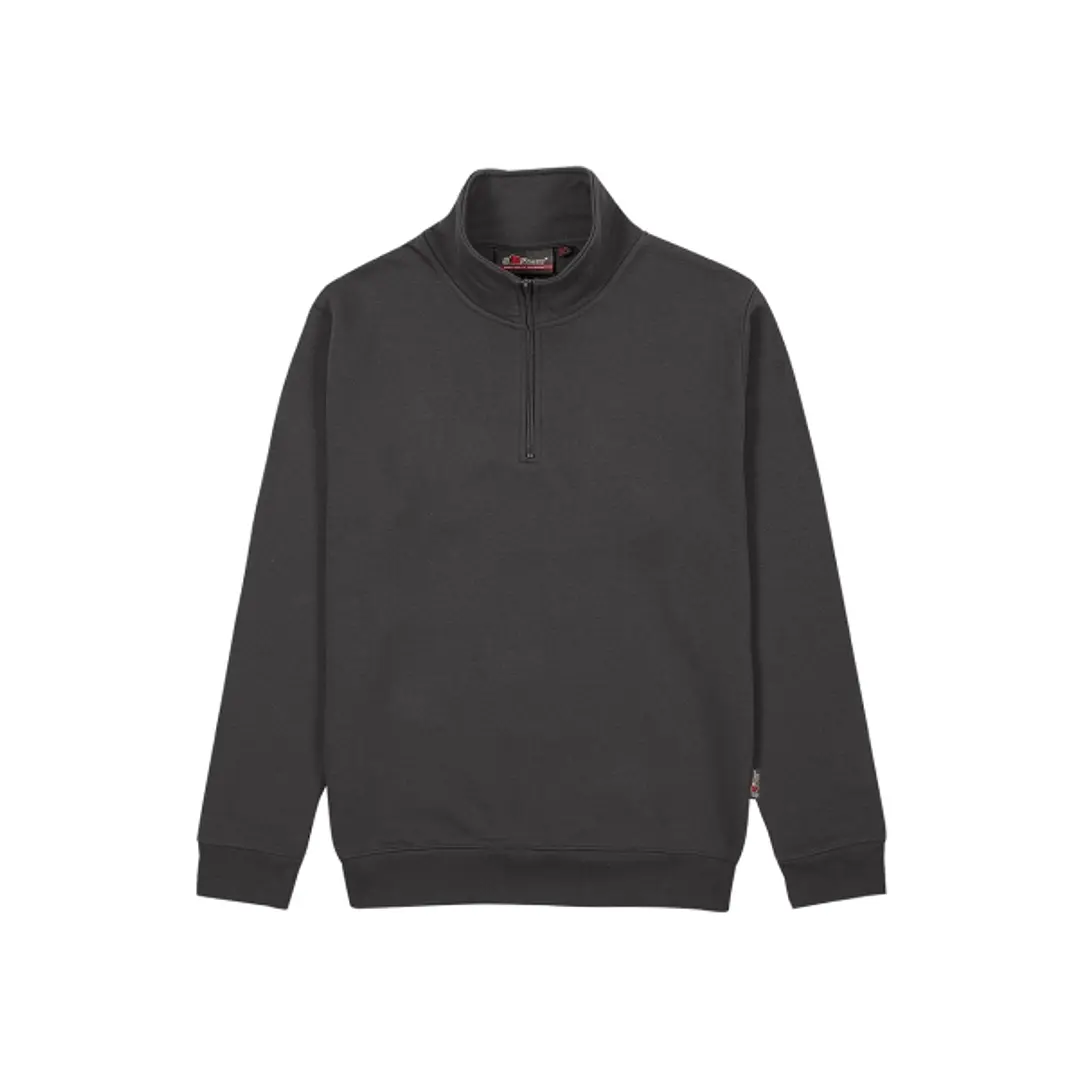 Upower Maui Sudadera con Media Cremallera - Talla L - French Terry, Transpirable, Duradera, Puños y Dobladillo Elasticos, Mangas Ranglan, Costuras Pes 1