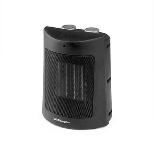 Orbegozo CR 5113 Calefactor Ceramico - Potencia 1500W - Termostato - Sistema Antivuelco - Color negro