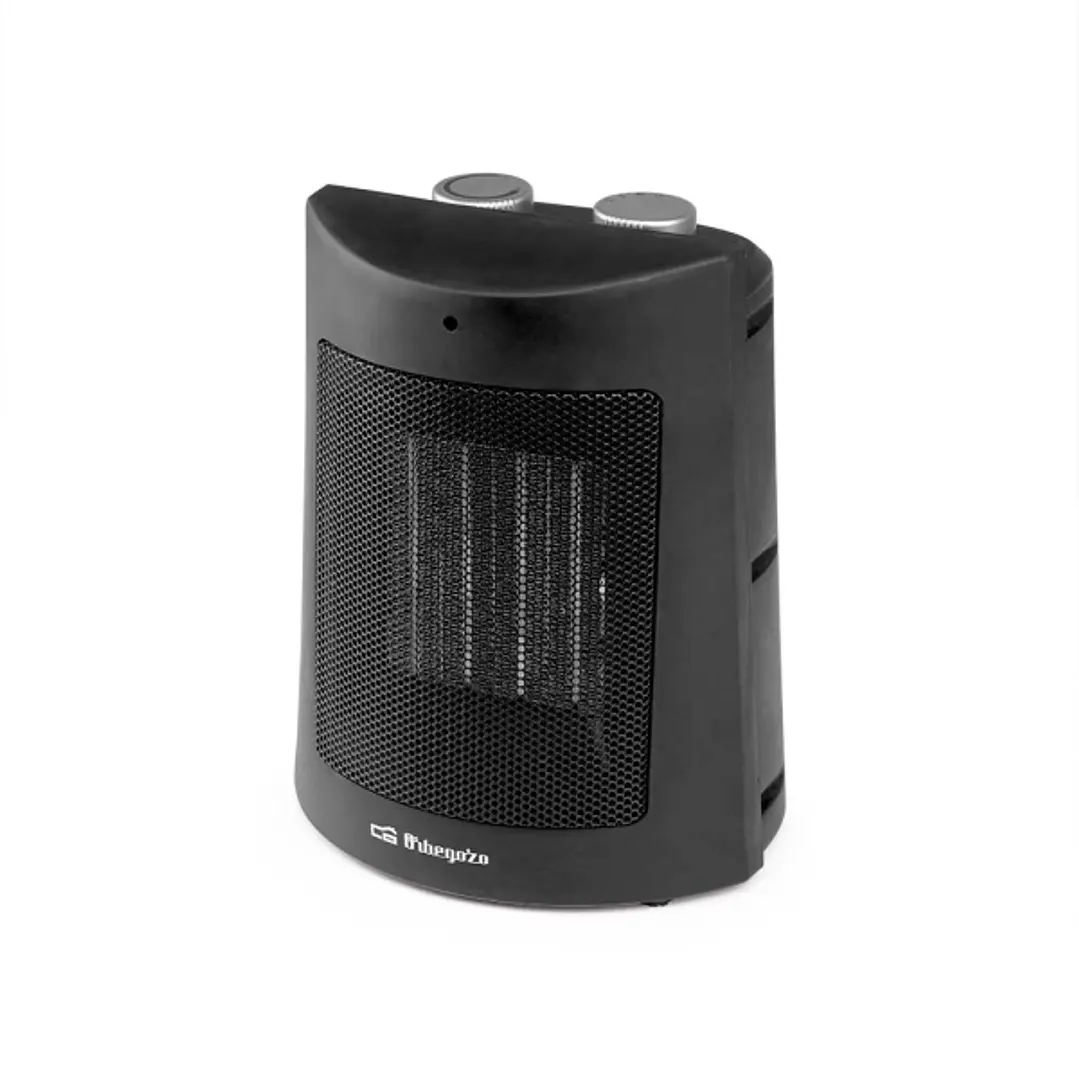 Orbegozo CR 5113 Calefactor Ceramico - Potencia 1500W - Termostato - Sistema Antivuelco - Color negro 1